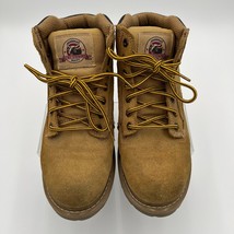 Brahma Men&#39;s Size 7 XW Boots Leather Upper Oil Resistant 2529622 Wheat Bravo - £18.64 GBP