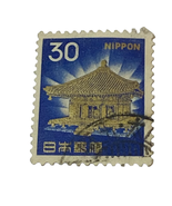 Japan Stamp 30y Golden Hall Chusonji Issued 1968 Canceled Ungraded Single - $6.87