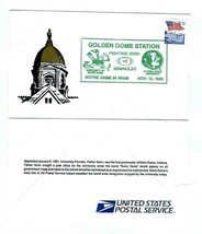 Golden Dome Station Notre Dame IN 1st Day Cover Fighting Irish Seminoles 1993 - £13.72 GBP