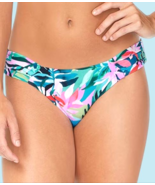 Raisins Juniors&#39; Sunday Tropical-Print Bikini Bottoms M Multi Color RETA... - $21.10 CAD