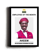 Framed Coming To America Akeem Employee of the month Photo Eddie Murphy.... - £15.02 GBP