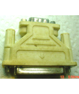 NOS Serial 9 pin Port Adapter male DB9 to female DB25 RS-232 Screw &amp;Nut ... - $5.30