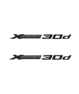 2pcs Gloss Black Letters Number Trunk Emblem Badge Sticker for BMW XDriv... - $331.94 MXN
