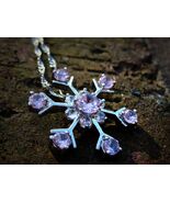 Metaphysical Snowflake Spell Transormation Pendant - $177.77