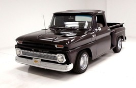 1965 Chevrolet C10 black | 24x36 inch POSTER | classic pickup truck - £16.77 GBP