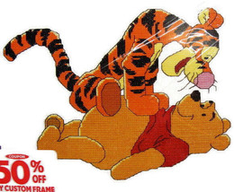 New Disney Winnie The Pooh Tigger Pounce Counted Cross Stitch Kit 34006 Bounce - $24.73