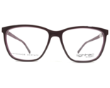 Morel Eyeglasses Frames LIGHTEC 8112L PP031 Purple Burgundy Red Square 5... - $111.98