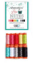 Aurifil Thread Love Notes Thread Collection 50wt 10 Small Spools - £47.12 GBP