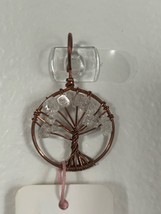 Handmade Wirewrapped Copper and Howlite Tree of life 1.5x1inch Wall Decor!  - $14.85