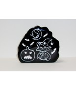 Fenton Glass Cameo Carved Black Spooky Halloween Paperweight FAGCA Ltd E... - £174.05 GBP