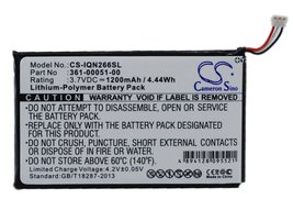 Cameron Sino 1200mAh Battery for Garmin Nuvi 2460LMT, Nuvi 2660LMT, Nuvi 2669LMT - $16.66