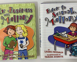 Mallory McDonald hardcover 2 book lot Laurie Friedman In Business Back t... - $13.50