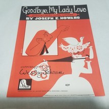 Goodbye, My Lady Love Piano Solo by Joseph E. Howard Sheet Music 1960 - £7.17 GBP