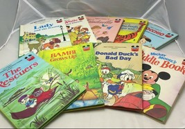 Disney Wonderful World Reading Set 9 Books Bambi Mickey Pooh Tigger Pinocchio - £31.96 GBP
