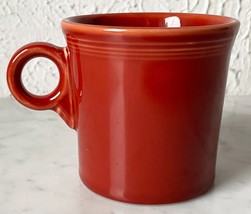 Fiestaware Tom &amp; Jerry Ring Handle Mug Paprika Fiesta Ware Homer Laughlin Cup - £9.07 GBP