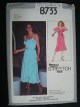 Simplicity 8733 Vintage 70&#39;s Misses Two Piece Dress Sewing Pattern Sz. 8-10-12 - £7.85 GBP