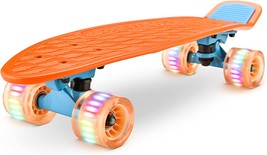 &#39;Standard Skateboard Mini Cruiser - 6&#39;&#39; Pp Deck Complete Double Kick, Ad... - $44.94