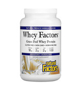 Natural Factors, 100% Natural Whey Protein, French Vanilla, 32 Ounces - $70.93 CAD