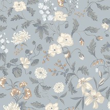 Hopepak 15.3&#39;&#39; X 78.7&#39;&#39; Floral Wallpaper Peel And Stick Wallpaper Floral Leaf - £18.43 GBP