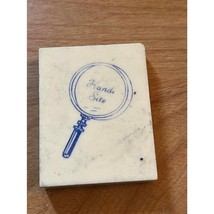 Vtg Small Plastic Purse Pocket Magnifying Glass Handi Site - £10.70 GBP