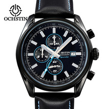  Men&#39;s Quartz Watch - Waterproof Chronograph Wristwatch LK732529184915 - £54.51 GBP