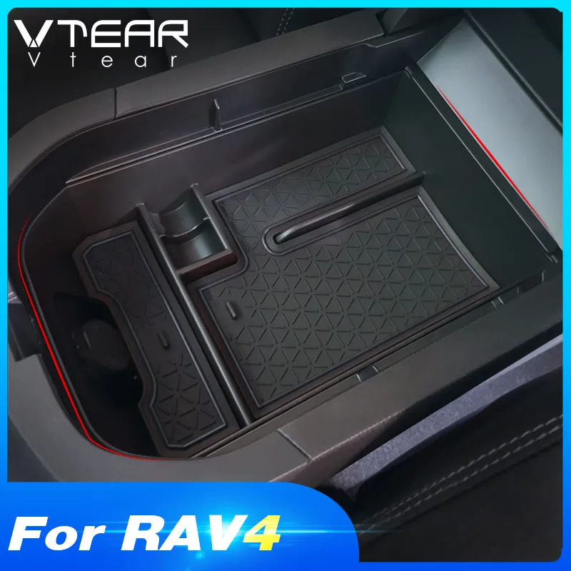 For Toyota RAV4 Accessories Car Armrest Storage Box Stowing Tidying Center - £18.18 GBP