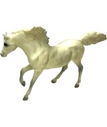 Breyer Traditional Horse Toy White Horse Running With Mane and Tail U45 - $23.03