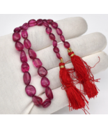 Pink Tourmaline Natural Rubellite Cab Loose Drilled Beads 34 Pc 101 Ct G... - €1.893,89 EUR