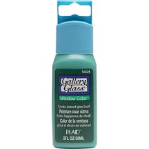Plaid Gallery Glass Window Color In Assorted Colors 2 Oz Ivy Green - $449.03 MXN