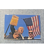 Trump FIGHT McDonald&#39;s Bag Humor pin brooch - £5.56 GBP