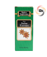 12x Packs Spice Supreme Pure Anise Flavor Extract | 2oz | Fast Shipping - £22.09 GBP