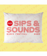 SIPS &amp; SOUNDS MUSIC FESTIVAL 2025 Pillow Case - $26.00