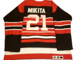 NHL CCM Stan Mikita CHICAGO BLACKHAWKS Barber Pole 52 Jersey VTG 1991-92... - £172.99 GBP