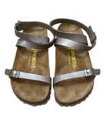 Birkenstock Daloa Birko-Flor Sandal Womens Size 5 Metallic New - $1,395.75 MXN