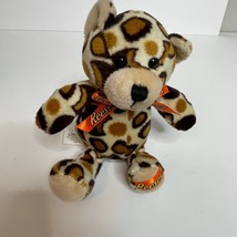 Reese’s Teddy Bear 6&quot; Plush Peanut Butter Cup Orange Bow Toy Stuffed Animal - £8.79 GBP