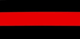 Wholesale Lot of 6 Fire Dept. Department Fighter Red Line Decal Bumper S... - £7.01 GBP