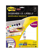 1 Post-it 3M 3900-T 1400 Designer Labels Laser Inkjet Removable Adhesive... - $19.79