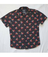 Playstation Brand Men Large Button Down Vintage Logo Print Short Sleeve ... - €29,47 EUR
