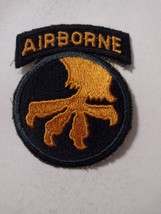 17th AIRBORNE DIVISION  Patch &amp; Airborne Tab - MORE CURRENT - $4.85