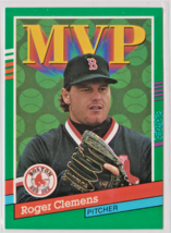 Roger Clemens Boston Red Sox Pitcher 1991 Donruss MVP Card # 395 Near Mint - $1.51