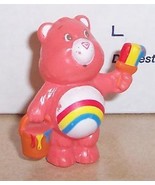 1984 Kenner Care Bears Cheer Bear Mini Pvc Figure Vintage 80&#39;s #2 - $35.35 CAD