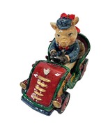 Christmas Tree Ornament Pig Old Fashioned Antique Auto Car Buggy Jalopy ... - £13.32 GBP