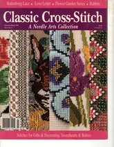 Classic Cross Stitch Magazine Feb/March 1991 Counted Cross Stitch Projects - $7.97