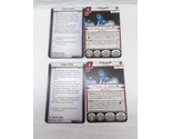 (4) Star Wars Imperial Assault Thrawn Villain Pack Cards - $34.64