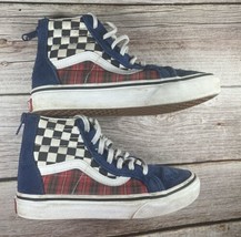VANS Old Skool Off the Wall Sk8-Hi Top Kids Checkerboard Zipper Sneakers Size 1 - £7.90 GBP