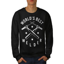 Wellcoda Worlds Best Welder Mens Sweatshirt, Slogan Casual Pullover Jumper - £24.26 GBP+