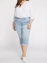 NYDJ Marilyn Straight Crop Denim Jeans Hollander Plus Size ( 22W ) - $108.38 CAD