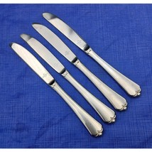 Wallace Lotus 18/8 Stainless Steel Set 4 Dinner Knives Flatware JAPAN - $32.71