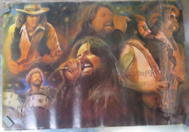 Vintage 1980 Bob Seger &amp; The Silver Bullet Band Poster 22x32 - £31.34 GBP