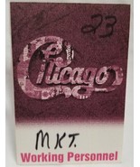 CHICAGO TRANSIT AUTHORITY - VINTAGE ORIGINAL CONCERT TOUR CLOTH BACKSTAG... - $186.40 MXN